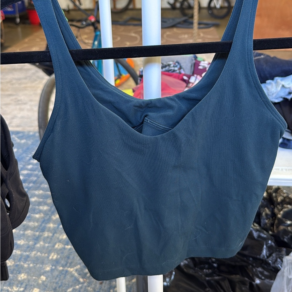Lululemon Athletica align Blue Fitted Sleeveless Tank Top